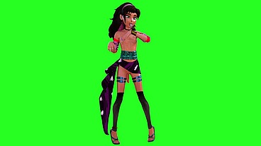 Cockbox3d - update #3 - Gwen Esmerelda Tennyson ahegao anal prolapse preview test animation