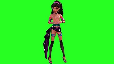 Cockbox3d - update #3 - Gwen Esmerelda Tennyson ahegao anal prolapse preview test animation