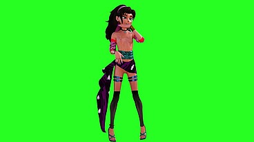 Cockbox3d - update #3 - Gwen Esmerelda Tennyson ahegao anal prolapse preview test animation