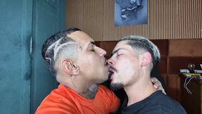 Hot Kisses Between 2 Naughty Neighbors - By Jack Harris and Marlon Noby - clip 3