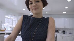 Lustful nice looking step mom fucks a stepson with big hard penis