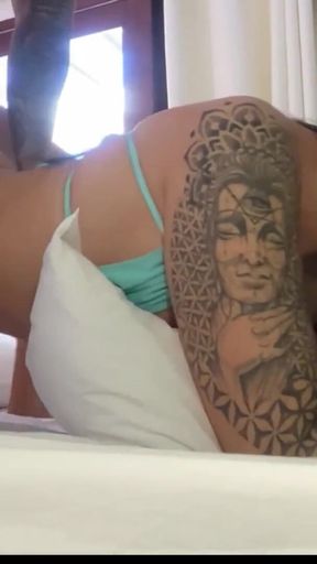 Memorable moment from &quot;Hot brunette fucks waiter who was a fan and worked at an inn&quot;