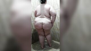 Goddess BBW taking shower
