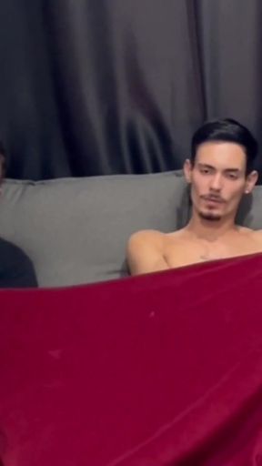 My friend came to visit me and caught me and my girlfriend in the act   Clip 2