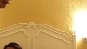 Mexican MILF gives a deep blowjob and rides cock in various positions