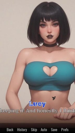 Obsessed Lucy (part 06) by Vngtrash - Hot Goth Sloppy Blowjob