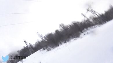 Ski lesson tempts tight student to worship thick professor's cock