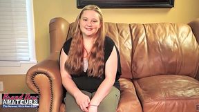 Blonde Busty BBW Surprises Her Partner With an Amazing Combination Of BJ, Tit-fuck & Rimming