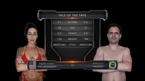 andre shakti vs marcelo mixed wrestling