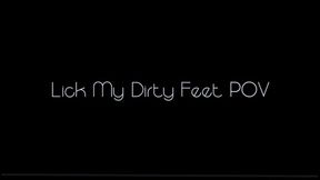 Lick My Feet POV - Dirty Foot Domination with Goddess Kyaa - 720p Version