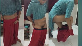 Village girl desi stail me God me Udake cudai Kiya Dewar Ji Ne