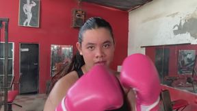 A SOAKED BOXING CLASS