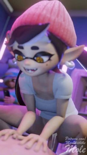 Splatoon Marie and Callie go one after the other