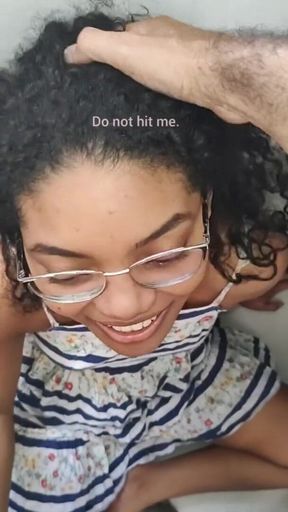 Stepdaughter My Obedient Cleaning My Feet with Her Tongue and Drinking All My Urine