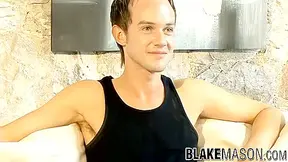 Michael Brandon And Michael Dick In Skinny British Twink Brandon Wanks Big Dick After Interview