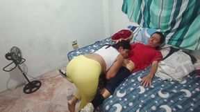 Old Man Has Sex with His Venezuelan Maid When His Wife Is Not Home