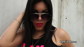 TS banged after nice blowjob