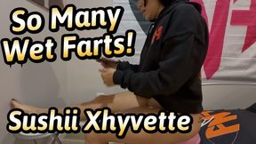 So Many Wet, Juicy, Vile, Farts on Slaves Face.