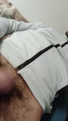 Playing on the cock