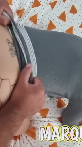 Cumming In My Wife's Girlfriend's Pussy. Threesome Sex