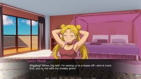 Sailor Moob Gameplay - Sailor Moon, Car Toon And Sora Aoi