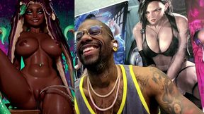 tight bald ebony pussy ass marina pissing all over the place, ai generated