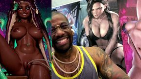tight bald ebony pussy ass marina pissing all over the place, ai generated