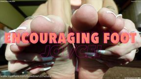 Encouraging foot JOI/CEI