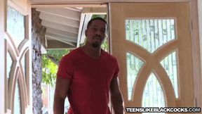 Naughty teen babe Megan Sage blows BBC before hard pounding
