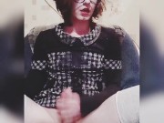 Hattabi4ik Femboy Fetish Crossdresser Massive Self Pissing (Self Gold Rain)