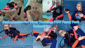 Scuba Instructor Diver Training: POV Pussy Fuck Seduction - MOV