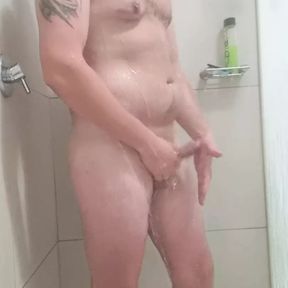 Daddy Taking a shower