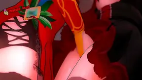 Busty Marin Kitagawa Sucks Big Dick & Gets Facial Creampie in Anime Fantasy World