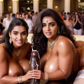 Ai Generated Thick Indian, Young and Beautiful Pussy with Big Ass and Big Tits.