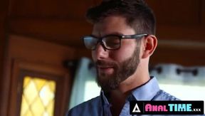 ANALTIME.XXX - Big Tits MILF Britney Amber Teases Her BFF's Pervy Husband With ANAL SEX!