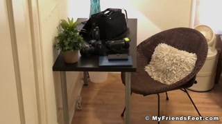 Restrained hunk must endure relentless tickle torment