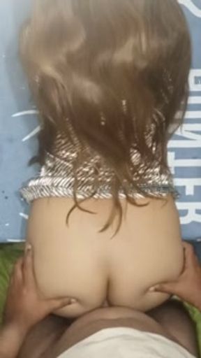 Ohh he again pumped my sexy ass and cummed on it