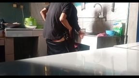 Stepsister Washing Dishes