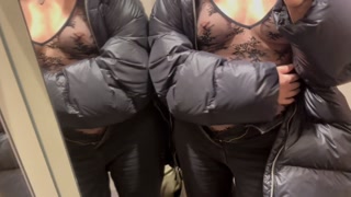 Secret Shopping Adventure: Naughty Fun in the Fitting Room