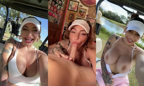 curvy kissa sins gets nailed in a golf cart porn video