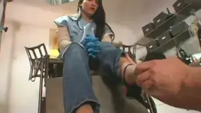 Seductive Jade Indica Dominates Foot Worshipers at Femdom Fête Extravaganza