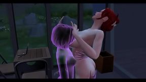 Ghostly Yuri Encounter – 3D Hentai Girl Satisfies Desire Again