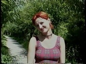 Redhead MILF for first time on cam