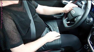 Sexy Frivol im Auto ** Crossdresser **