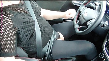 Sexy Frivol im Auto ** Crossdresser **