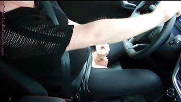 Sexy Frivol im Auto ** Crossdresser **