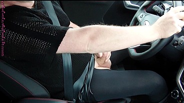 Sexy Frivol im Auto ** Crossdresser **