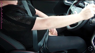 Sexy Frivol im Auto ** Crossdresser **