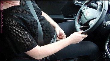 Sexy Frivol im Auto ** Crossdresser **