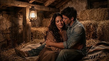 Beautiful Mexican millionaire Latina, she is unfaithful to her narko husband with her young ranch employee, fucking her mercilessly in the caballerisas - porn in Spanish - ai porn